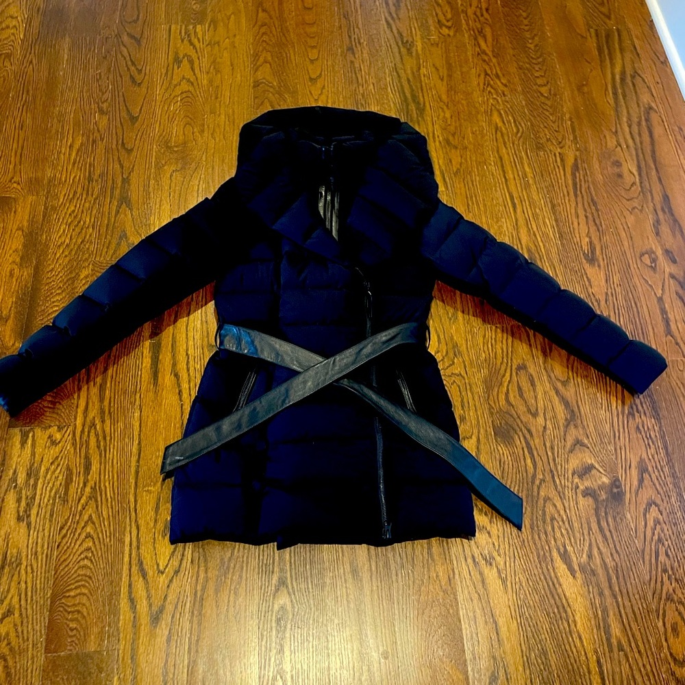 Beautiful black Mackage coat.